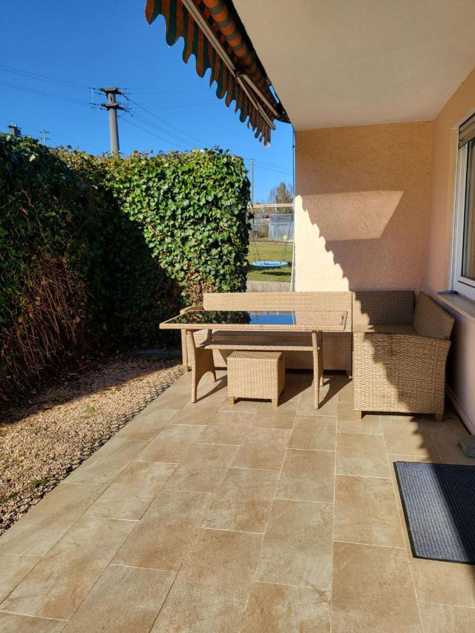 Ferienwohnung Naehe Legoland Mit Grossem Garten Und Terrasse Sontheim an der Brenz Exteriör bild