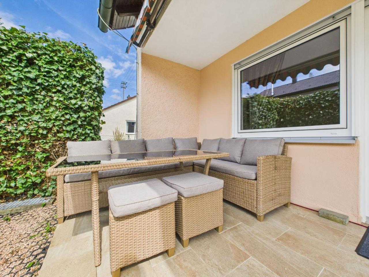 Ferienwohnung Naehe Legoland Mit Grossem Garten Und Terrasse Sontheim an der Brenz Exteriör bild